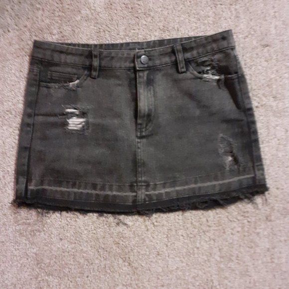 The People Vs Black Mini Skirt - Picture 2 of 2